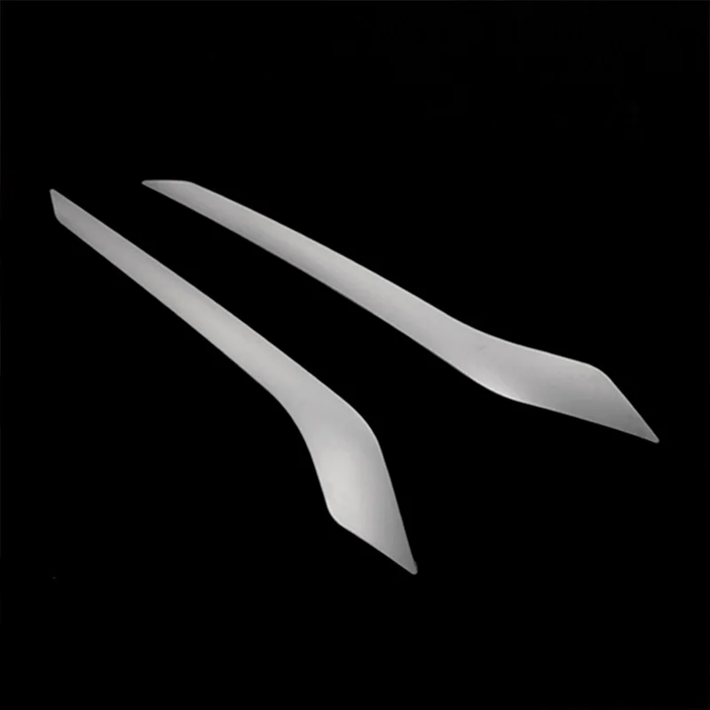 Accessories For Toyota Camry 70 2017-2021 Front Emblem Trim Molding Logo Strips Stainless Steel Kit Stickers Decoration 2 PCS