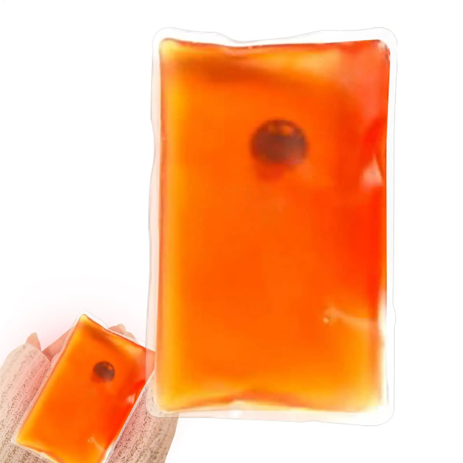 Reusable Winter Round And SquareSnaps Hand Warmers Boil PVC Heating Pack Small Gel Pouch Long-lasting Warmth Heat Warming Tool