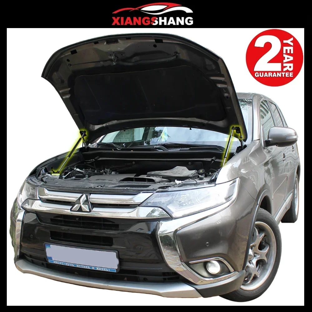 for Mitsubishi Outlander 3 GF/GG/ZJ/ZK Front Bonnet Hood Modify Gas Struts Carbon Fiber Spring Damper Lift Support Absorber