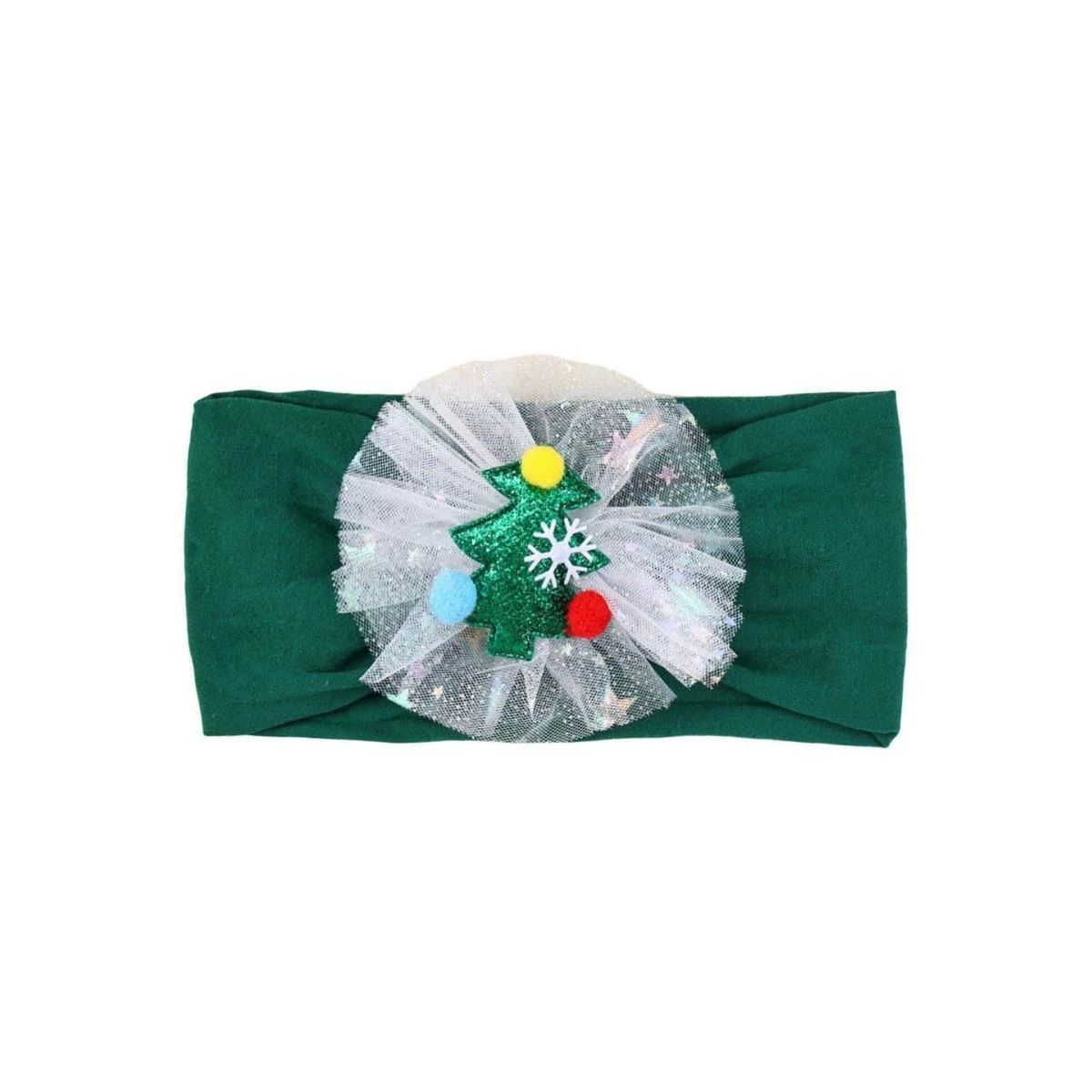 Ozdoba na głowę choinka choinka dla niemowląt dziewczęca opaska na głowę świąteczne zdjęcie dziecięca opaska do włosów akcesoria do włosów