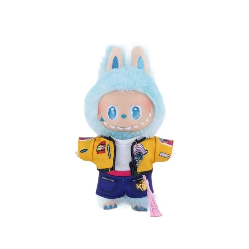 Zestaw ubranek dla lalki Labubu, pasujący na pluszak o wysokości 17 cm, strój do cosplayu Labubu, garderoba.