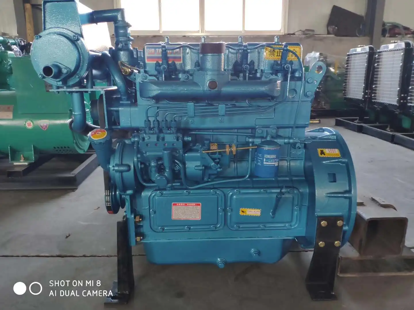 62.5kva 68Hp 50kw 4 cylinder 2000rmp marine diesel engine water cooled ZH4100ZC ship diesel engine made in China