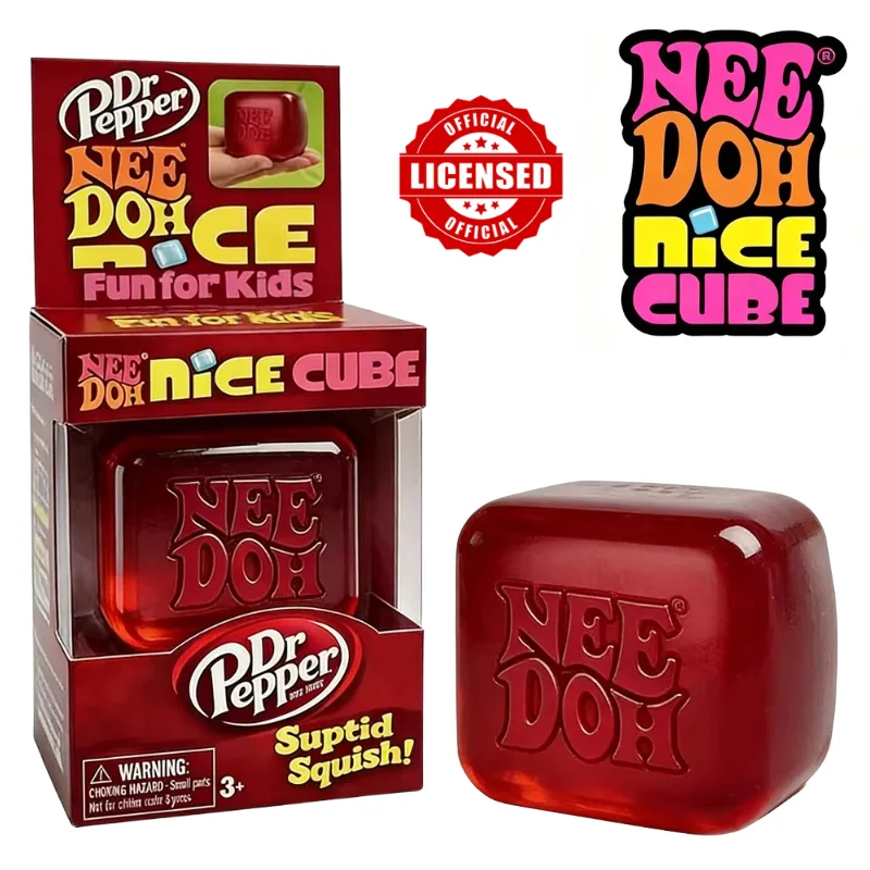 Dr Pepper x NeeDoh Nice Cube S - Fidget Cube Original ulasan dan harga