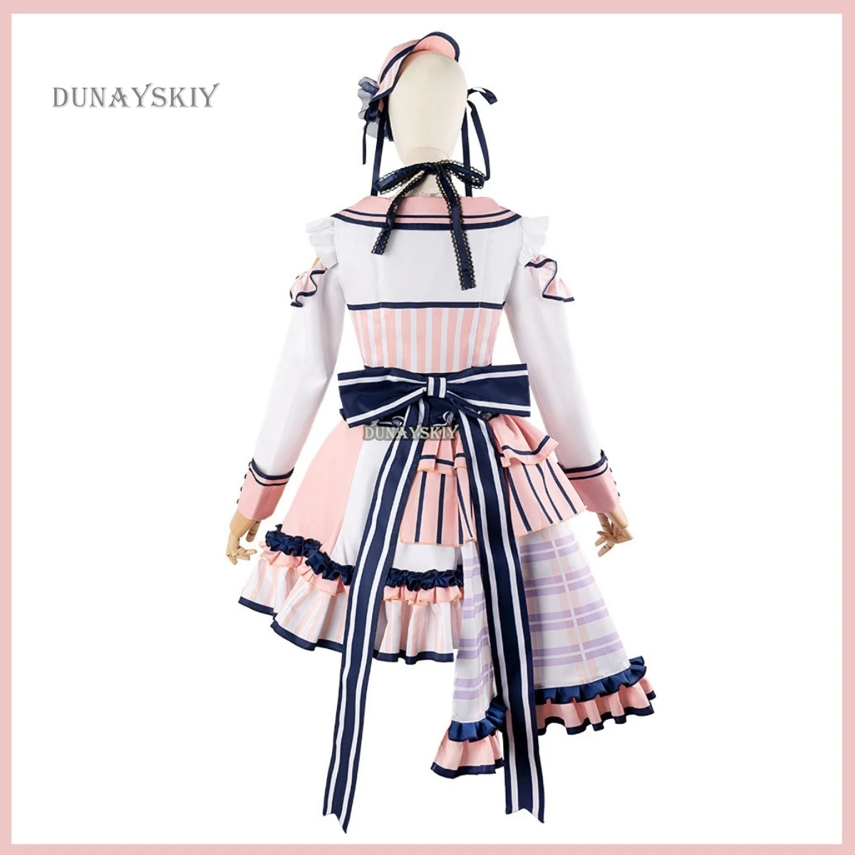 ¡Sueño de Anime BanG! Disfraz de Arisa Ichigaya para mujer, falda de princesa rosa de Poppin'Party, traje de fiesta de Carnaval Kawaii encantador