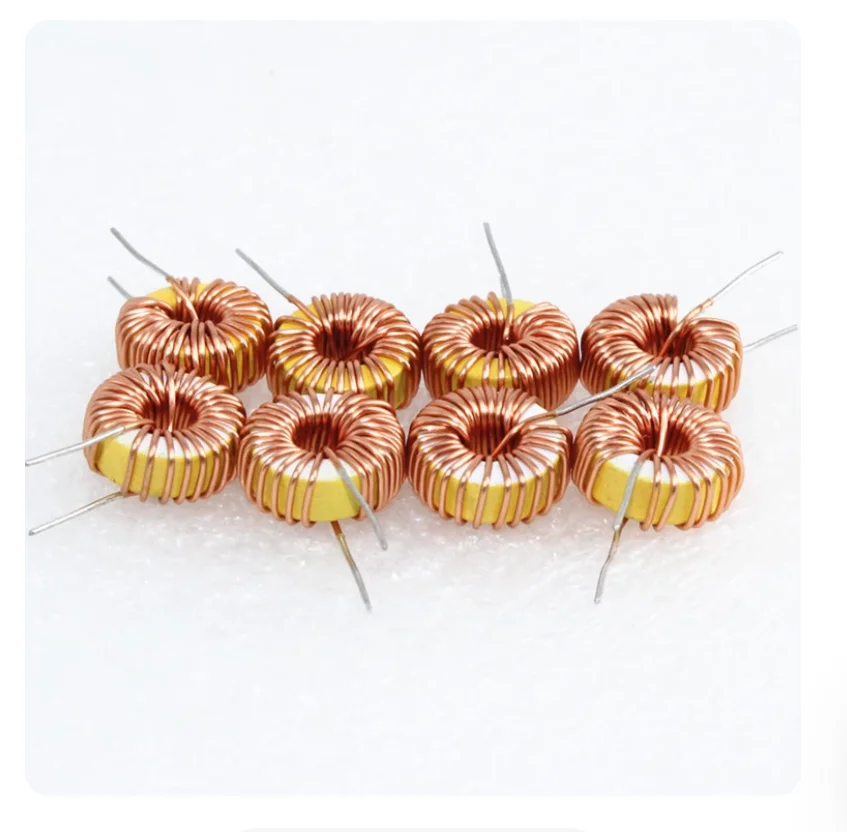 10PCS 50-26 Inductor 470uh 330uh 220uh 100uh 47uh 39uh 33uh 22uh 5026 3A Winding Coil Toroidal Magnetic Ring Wire Wound