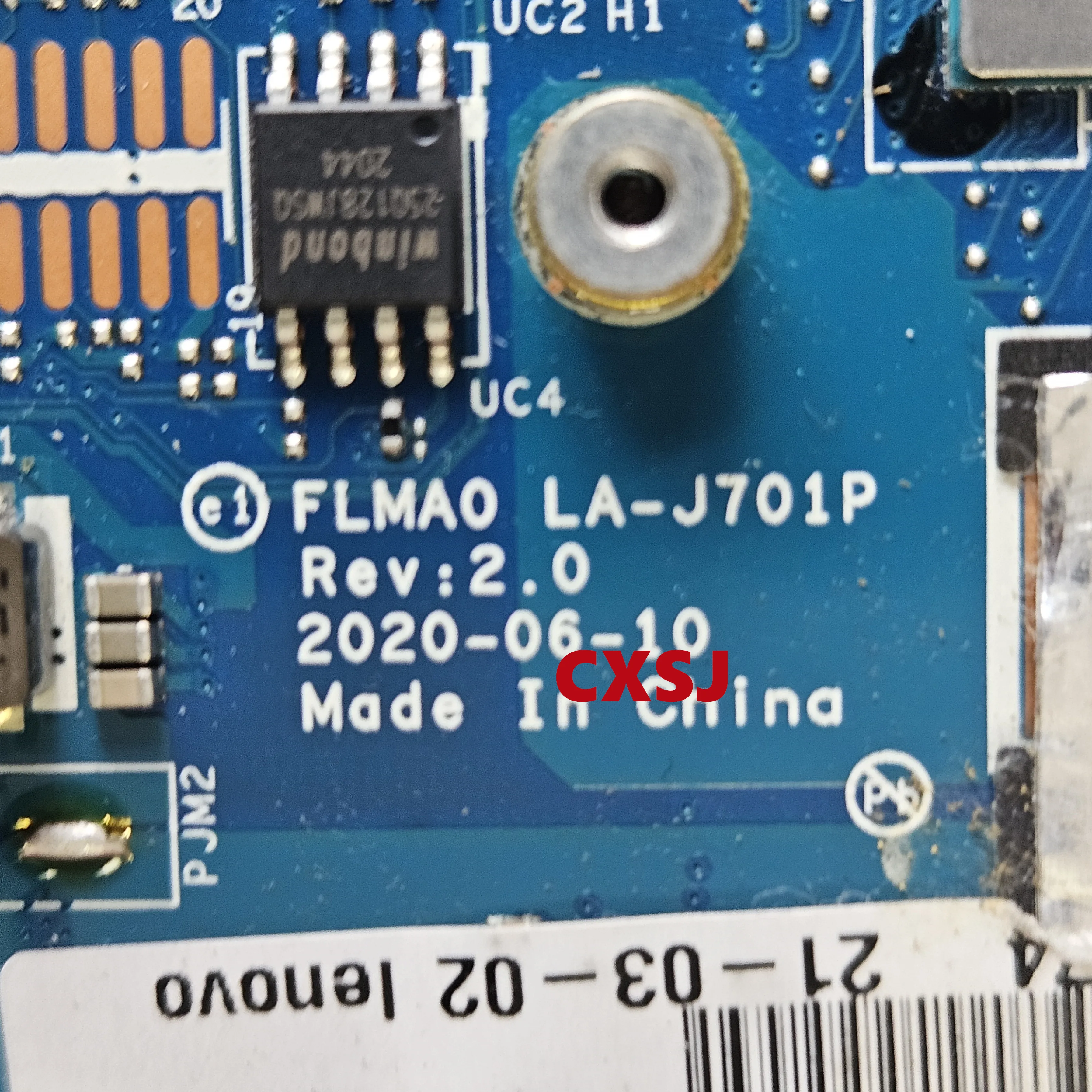 Imagem -03 - Placa-mãe Portátil para Lenovo Ideapad 514alc05 5-14are05 R54500 Cpu 16gb Ram Uma 5b20z26870 100 Testado ok Flma0-la-j701p