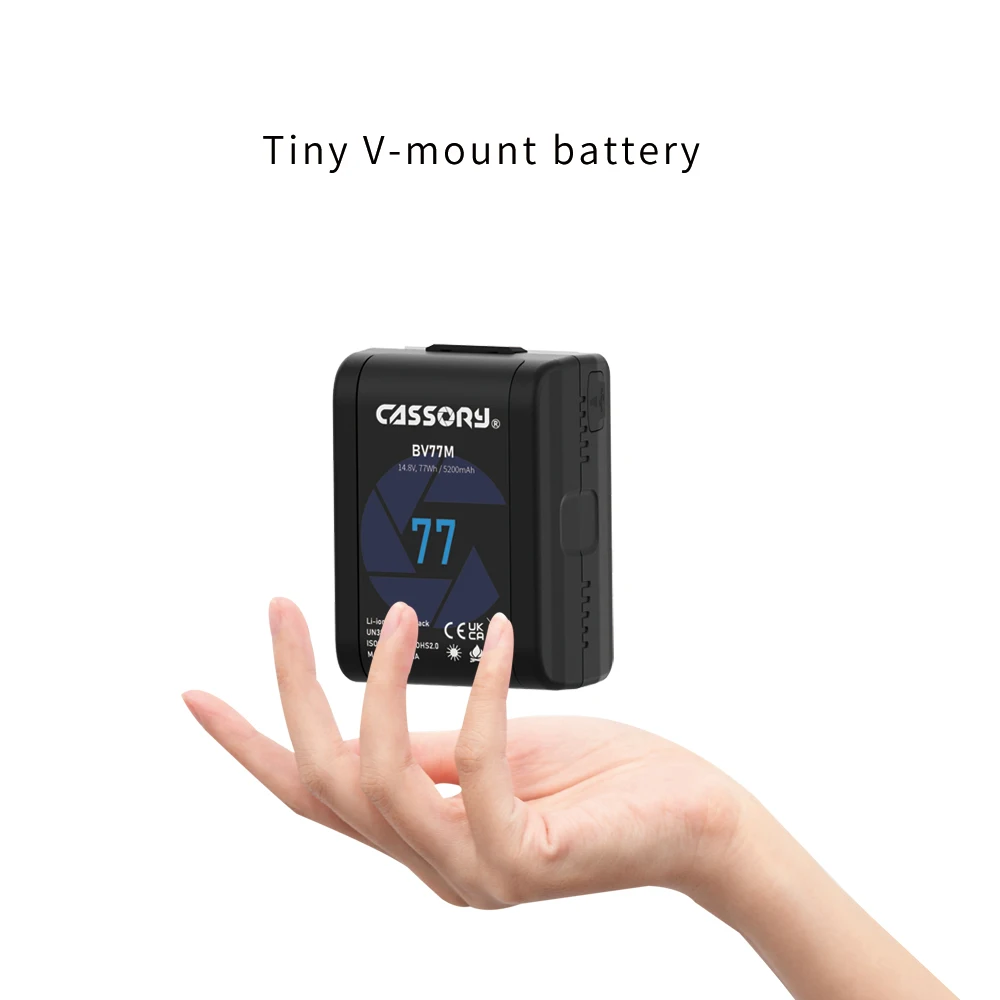 CASSORY 77/90Wh Pocket V-mount Battery Pack