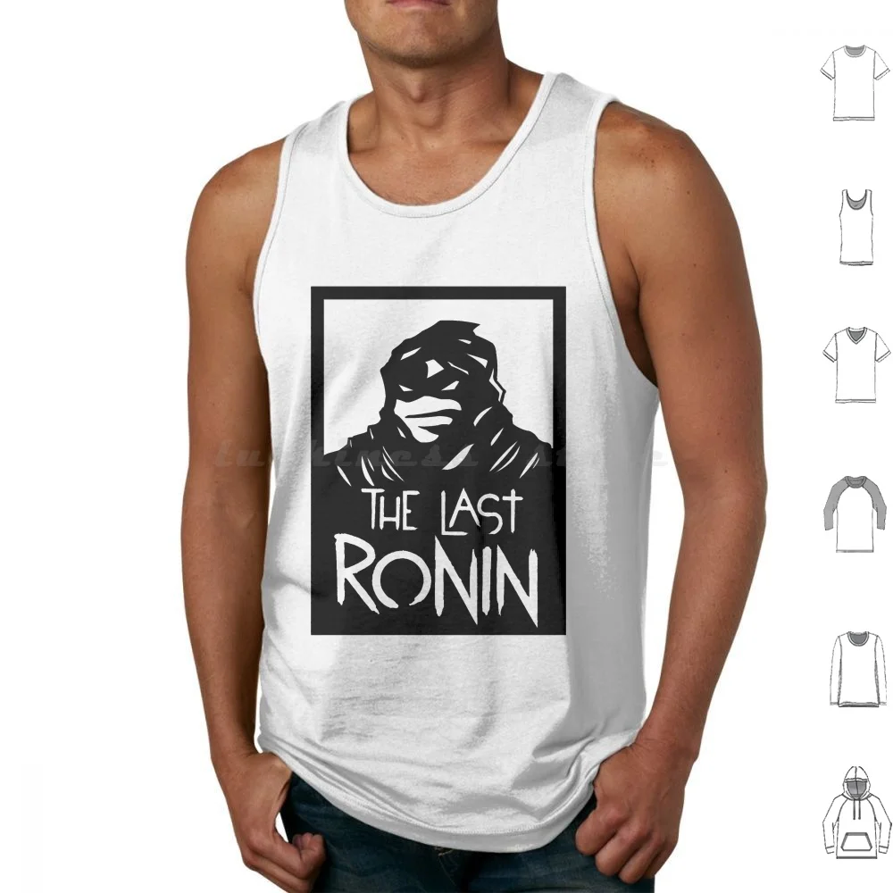 Turtle Last Ronin Silohette Happily Tank Tops Vest Sleeveless Turtle Last Ronin Silohette Happily