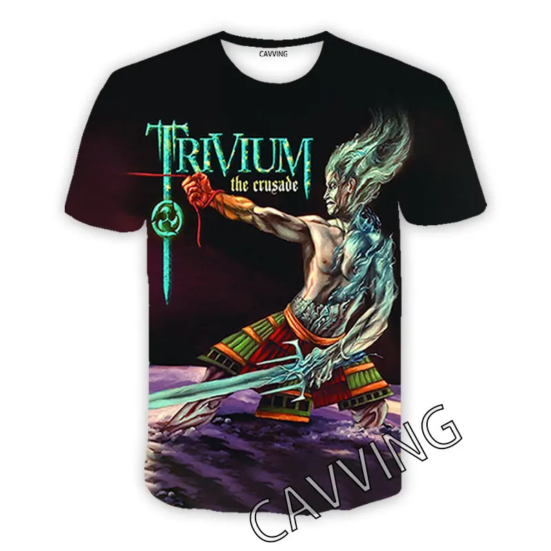 

CAVVING 3D Printed Trivium Band Casual T-shirts Hip Hop T Shirts Harajuku Styles Tops Clothing for Men/women H01