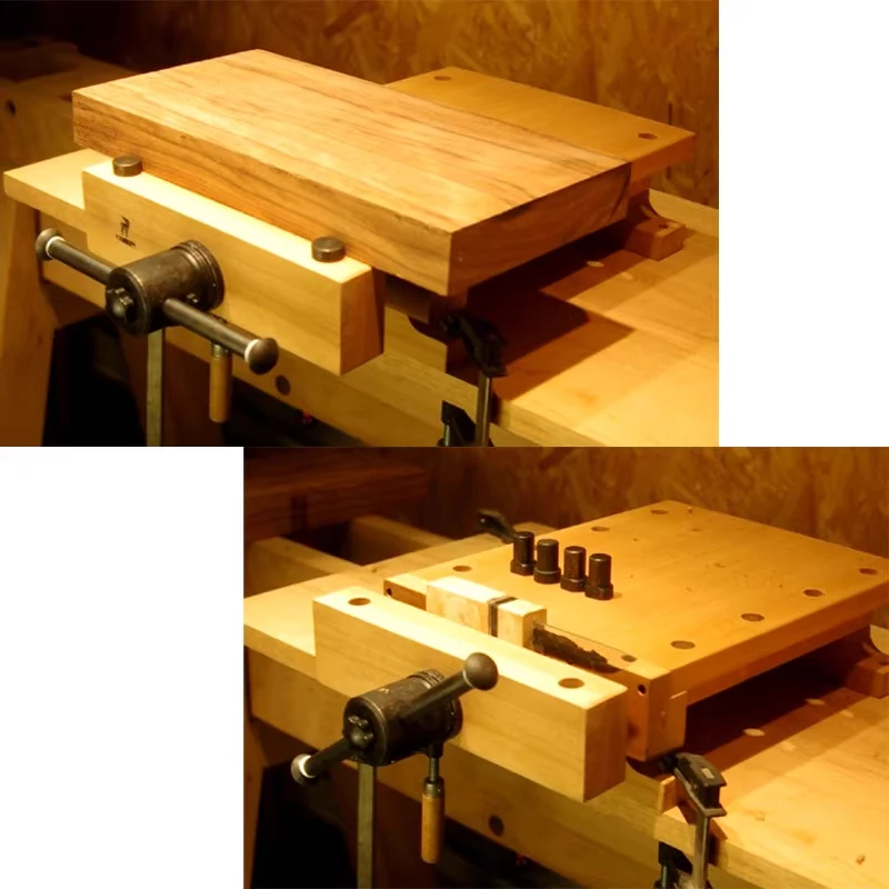 Woodworking Workbench WB5530 – Table Vise-Enabled, for Clamping & Grinding Workpieces