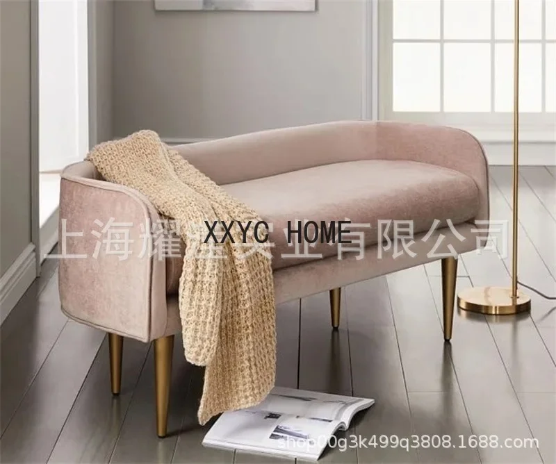 

Modern simple bedroom fabric soft bag bed
