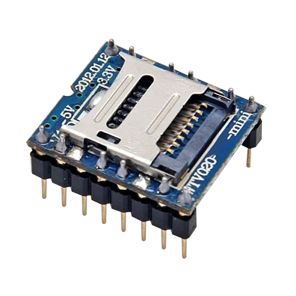 WTV020 WTV020-SD WTV020SD-20SS Mini SD Card MP3 Sound Module voice module For PIC Arduino 2560 R3 WTV020-SD-16P