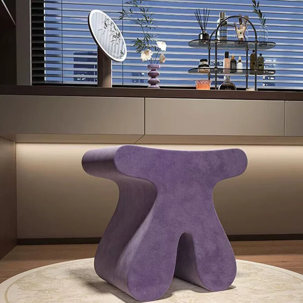 

Подставка для ног, пуф, табурет для переобувания, маленький табурет для спальни, туалетного столика, высококачественный стул для макияжа, табурет для маникюра, табурет для гардеробной