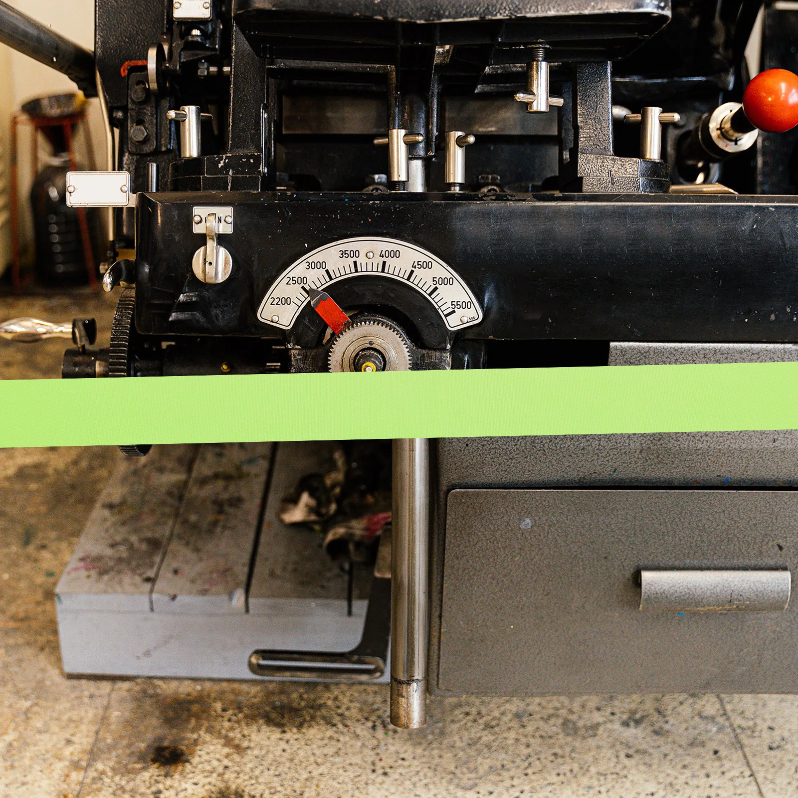 1 لفة شريط تحديد الفلورسنت الأخضر غير لاصق شريط أمان قابل للقطع للخارجية حدود المنطقة الخطرة شجرة حاجز التحذير #2