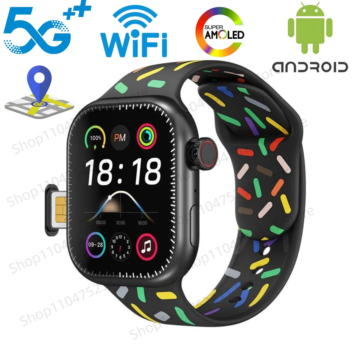 

ZestBolt VP19 Smartwatch Women 2.29inch Amoled Smart Watch 1380Mah Battery NFC Compass 32GB RAM 256GB Storage ROM Global Calling