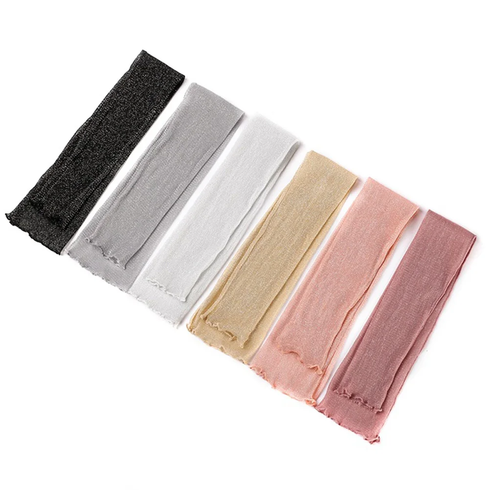 

4 Pairs Sun Protection Sleeve Arm Cover Gauze Summer Accessories UV Proof Driving Biking Outdoor Cool Comfortable
