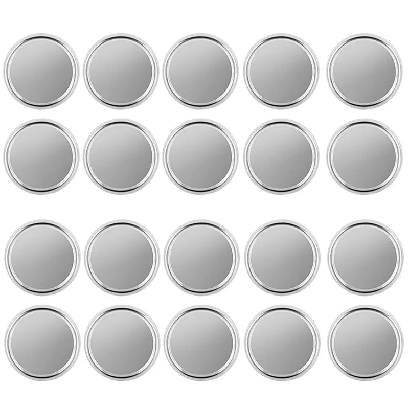 A24I 20 Pieces Gold Discs Binder Rings Plastic Book Binding Discs for Notebook and Planner Scrapbooking (Silver)
