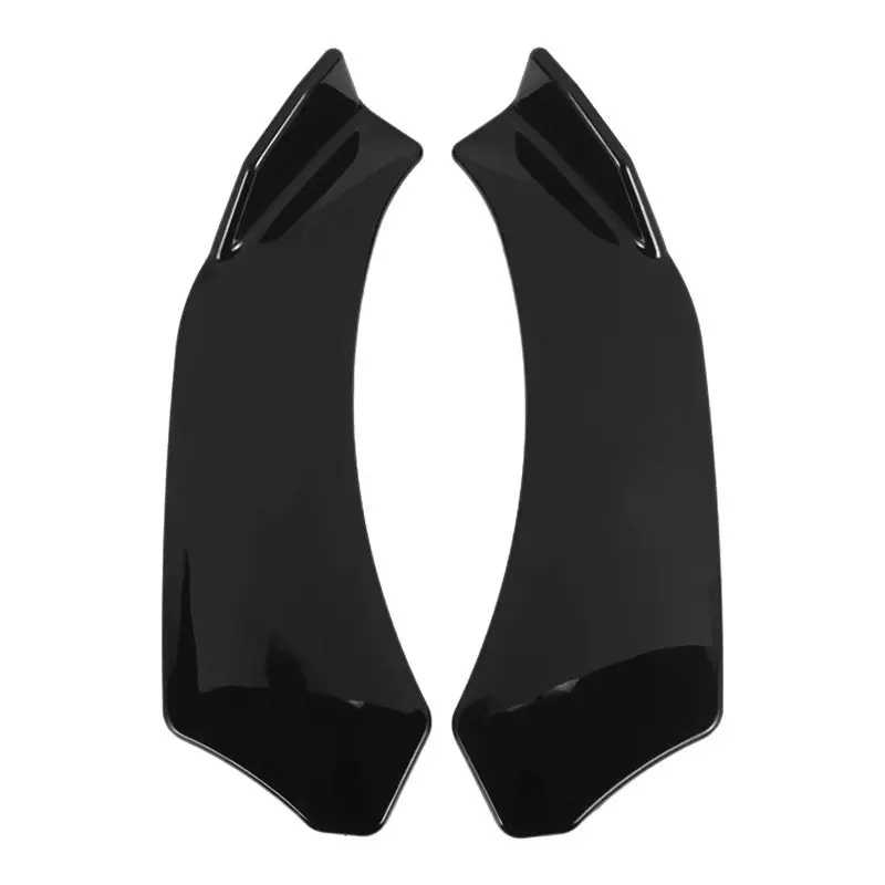 

AB98-2Pcs Универсальный автомобильный передний бампер, разделитель для губ, спойлер из АБС-пластика, черный