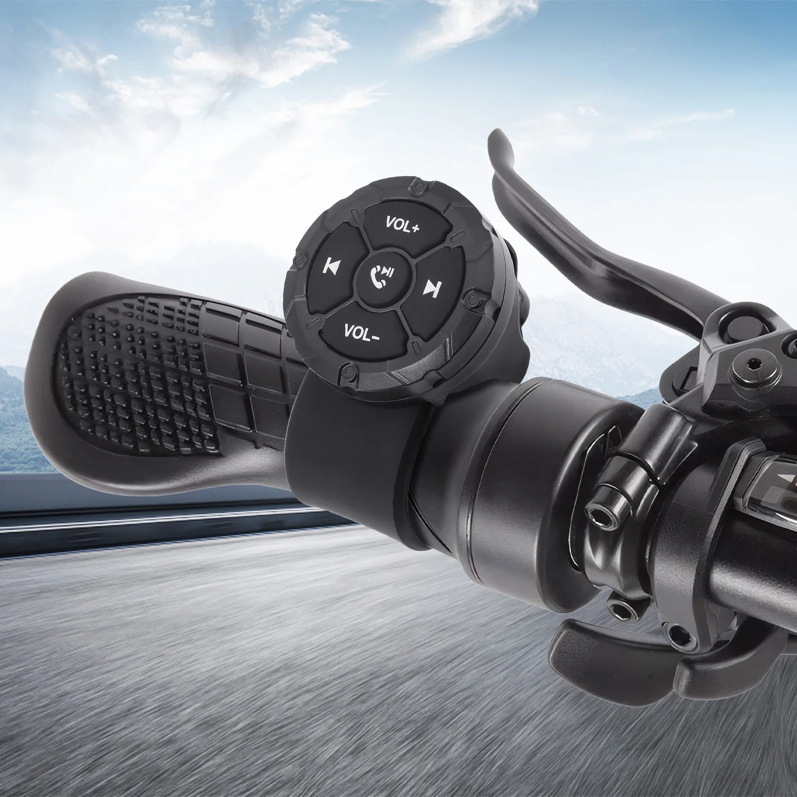 Universal Car Steering Wheel Multifunctional Button Mobile Controller Bicycle Motorcycle Wireless Waterproof Remote Control