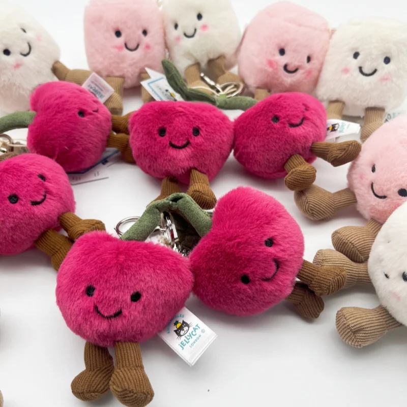 

Новые красивые подвесные сумки, милые плюшевые игрушки, креативные брелоки, парные плюшевые куклы, красивые аксессуары для ключей в подарок.