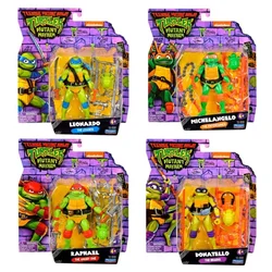 Playmates Toys Original Teenage Mutant Ninja Turtles: Mutant Mayhem 4.5-inch Action Figures Toy Gift Collection Hobby