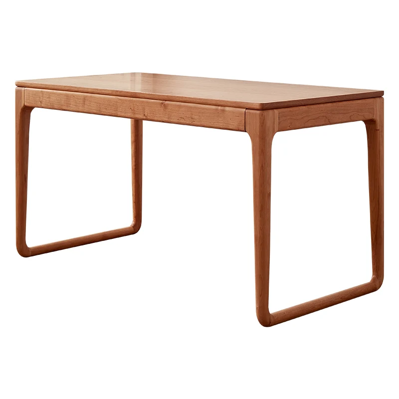 

Nordic solid wood desk, cherry wood desk, Japanese style home study