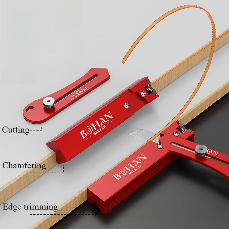 3 in 1 Woodworking Edge Trimming Chamfering Planer Aluminum Alloy Sharp Wear-resistant Carpenter Trimming Planer Carpenter Tools