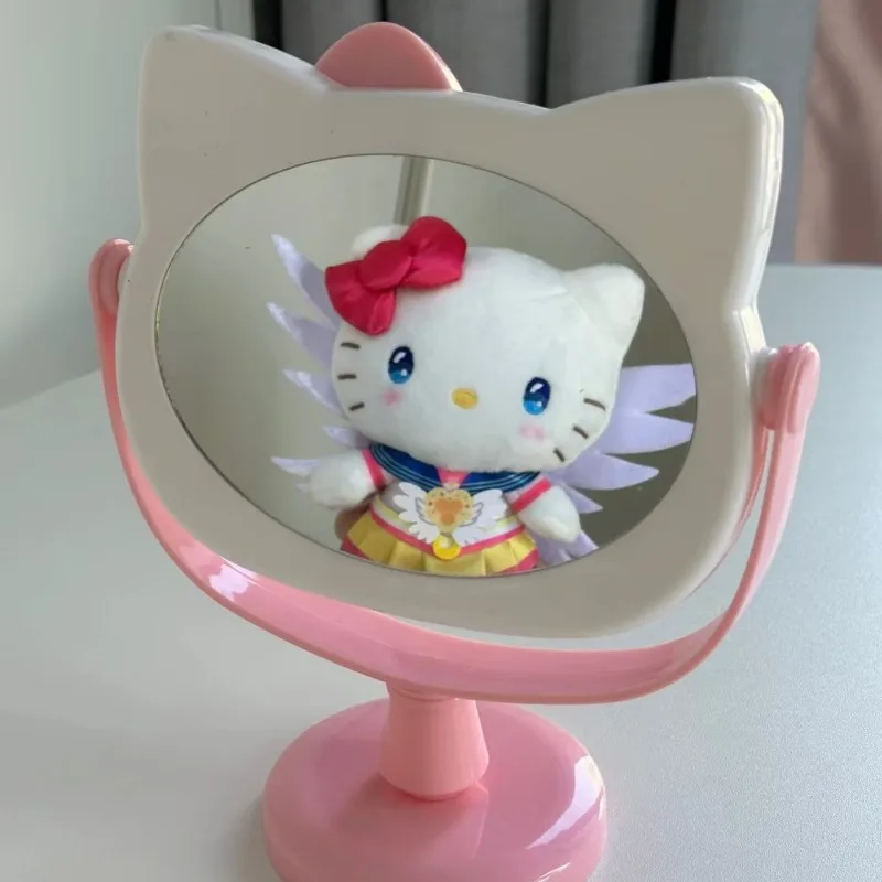 Anime Hello Kitty Keychain Cute Decorate School Bag Pendant Dolls & Stuffed Toys Joint Version Soft Plush Doll Accessories Gift