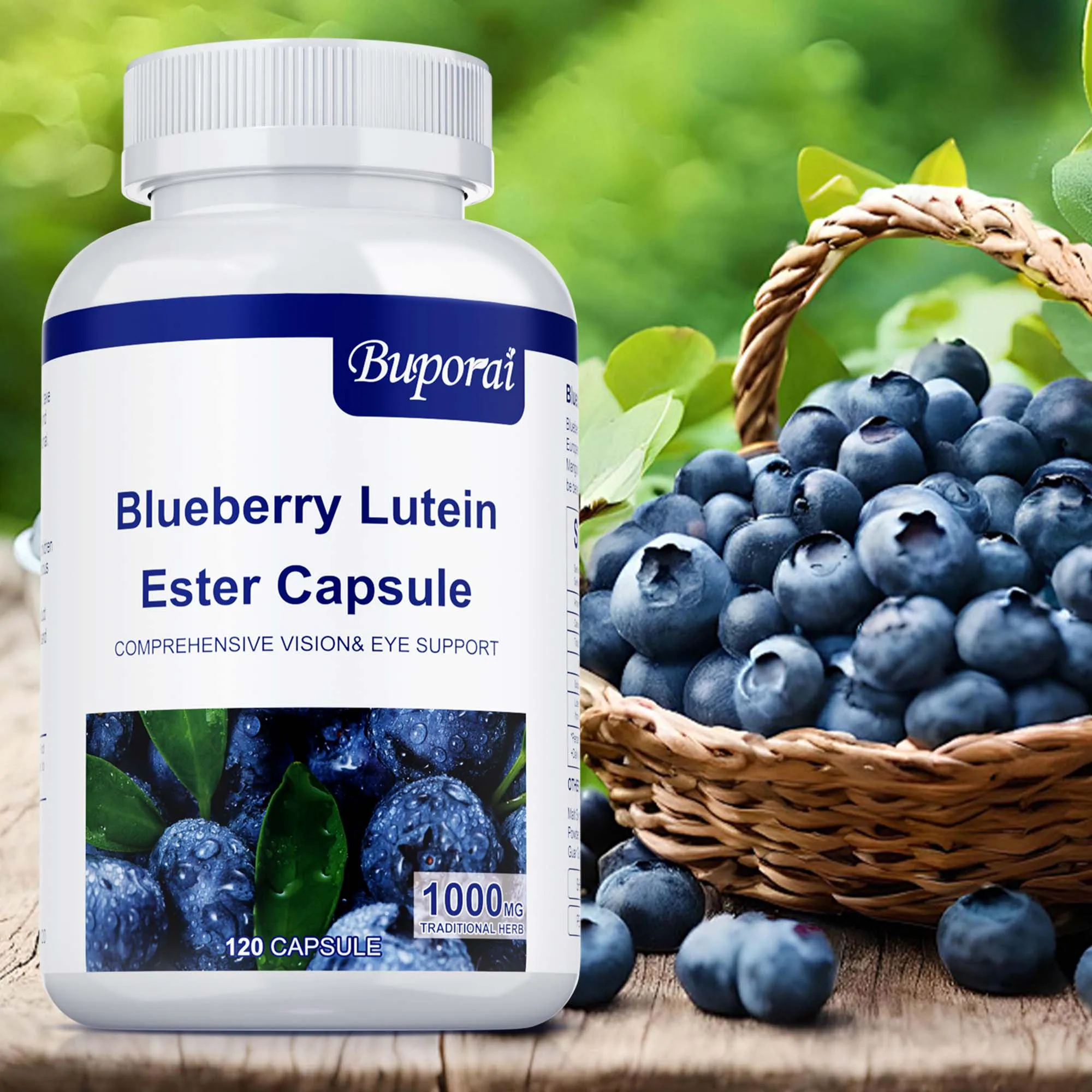 

Blueberry Lutein Ester Capsule - Improve Visual Clarity, Reduce Eye Fatigue, Supports Retinal and Macula Health, Protect Eyes