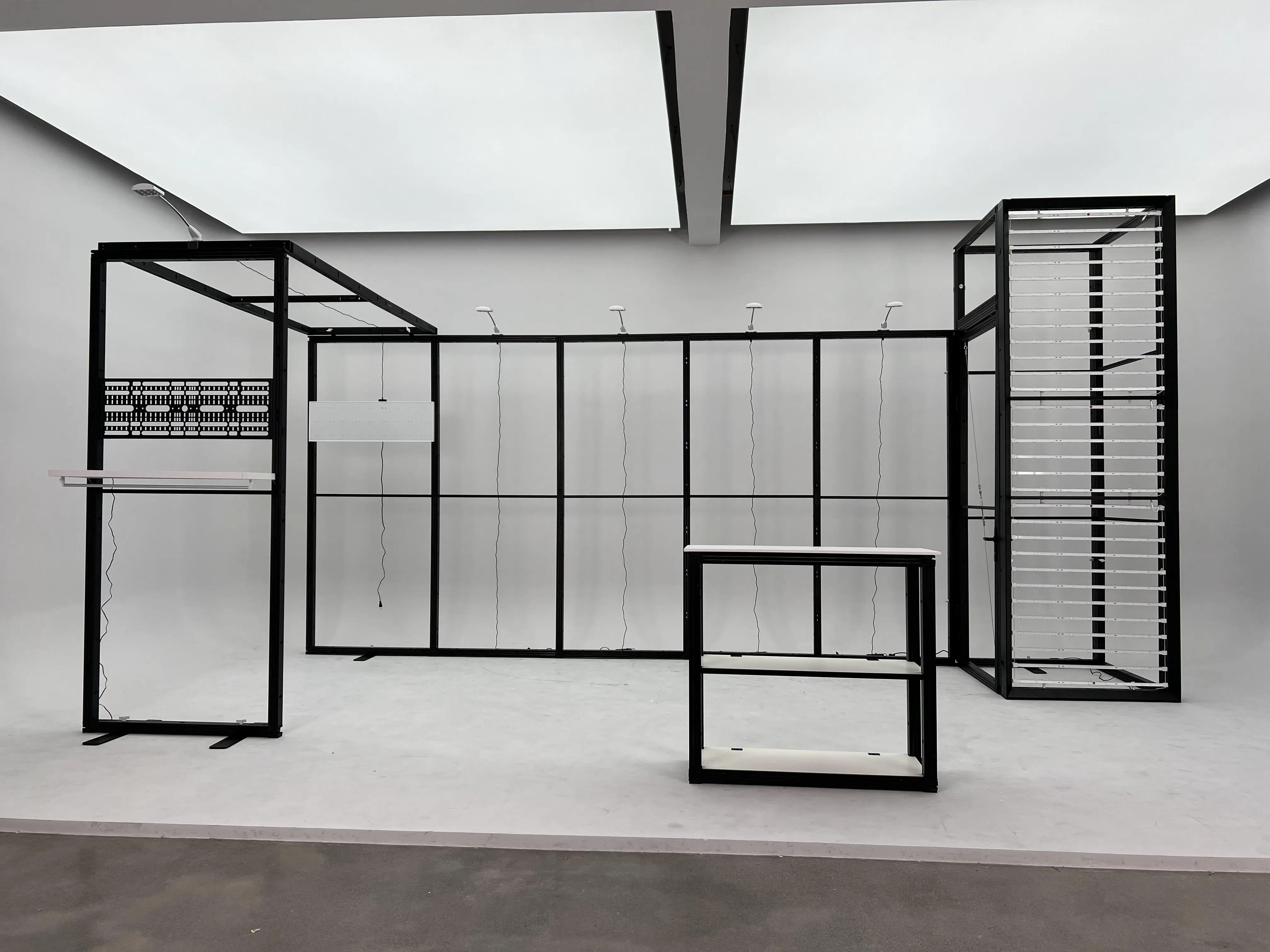 Modulare erweiterbare Messe-Ständer 10 x 20 Ausstellungsständer 3 x 6 tragbare Ausstellungsstand mit Aluminiumrahmen