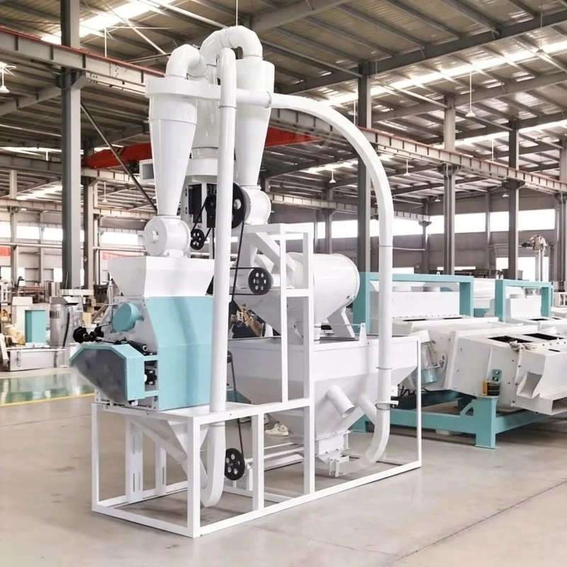 Customized Fully Automatic Compact Wheat Corn Maize Grain Flour Milling Machine Large Capacity Cereal Processing