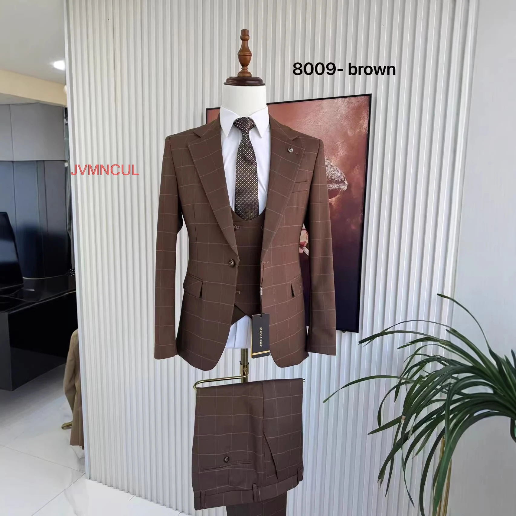 2026 Herenmode Geruite 3-delig - Men'S Formal Wear Waistcoat recensie en prijs