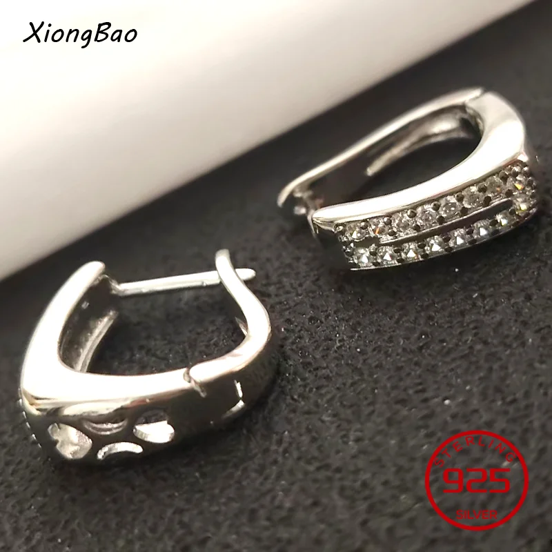 High Quality Earring Exquisite Student Girlfriend Jewelry Accessories Gift 925 Sterling Silver New Zircon Earrings For Women