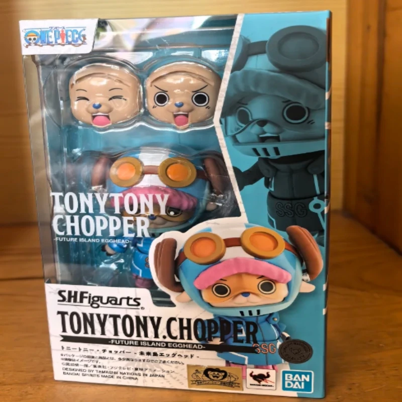 

Shf Original Bandai One Piece S.H.Figuarts Tony Tony Choper Остров будущего Egghead Аниме Фигурки Модель Коллекция Игрушки Подарки