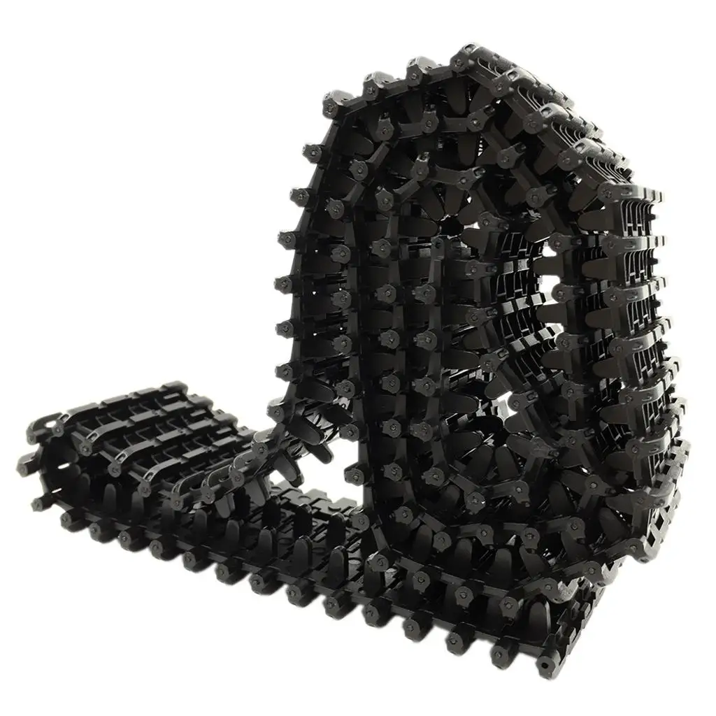 78CM Plastic Crawler Track for DIY Robots RC Race Car Accessories Black