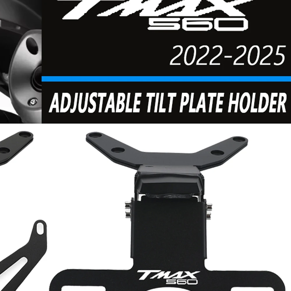 

Tmax560 Регулируемый задний держатель номерного знака, кронштейн, хвостовое аккуратное крыло, комплект для устранения крыльев для Yamaha 2022 2023 2024 2025 T-MAX 560