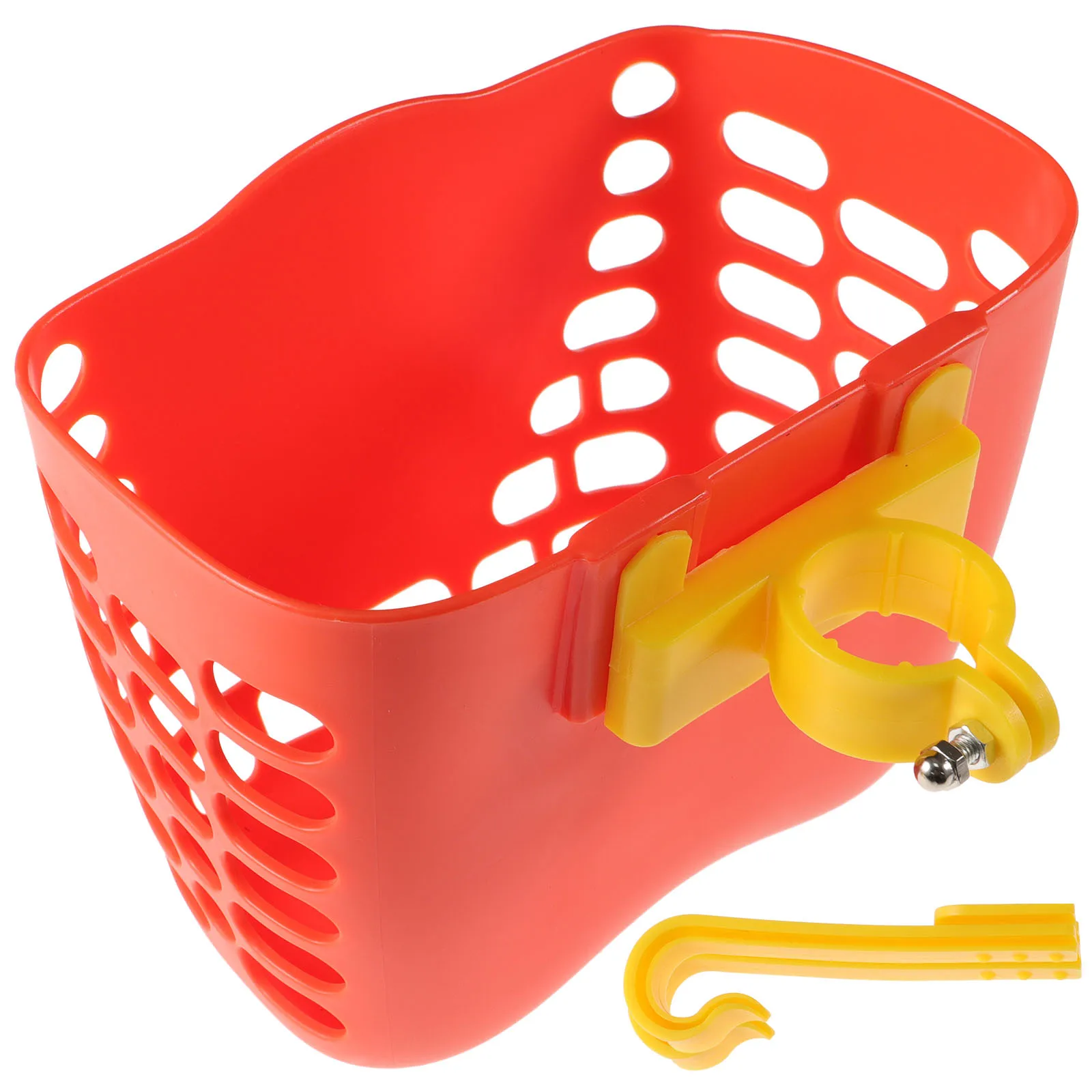 

1Set Kids Bike Basket Durable Thickened Plastic Large Capacity Front Detachable Bike Handlebar Basket Children Cycling