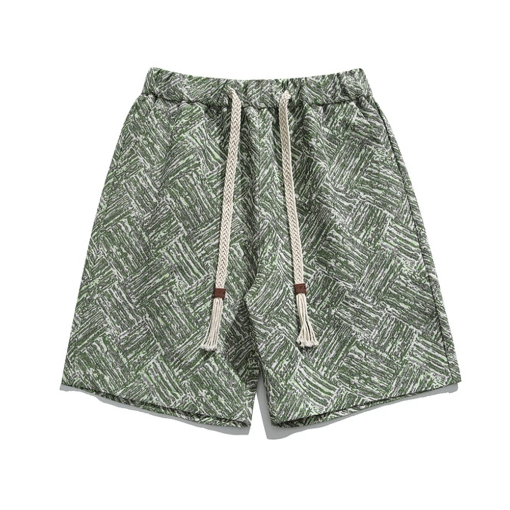 Men's Breathable Loose Fit Shorts for Basketball Gym Summer Training Polyester 85% Spandex 15% Elastic Waist Drawstring