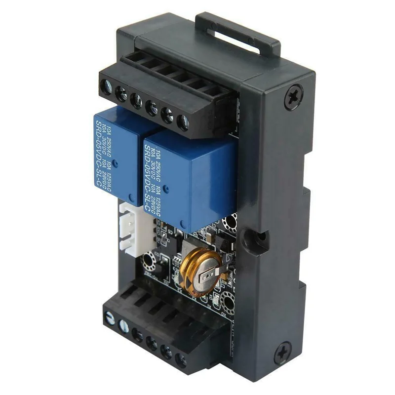 Gran Sale-2X PLC Placa de Control Industrial FX1N-06MR Módulo de retardo de relé programable con carcasa