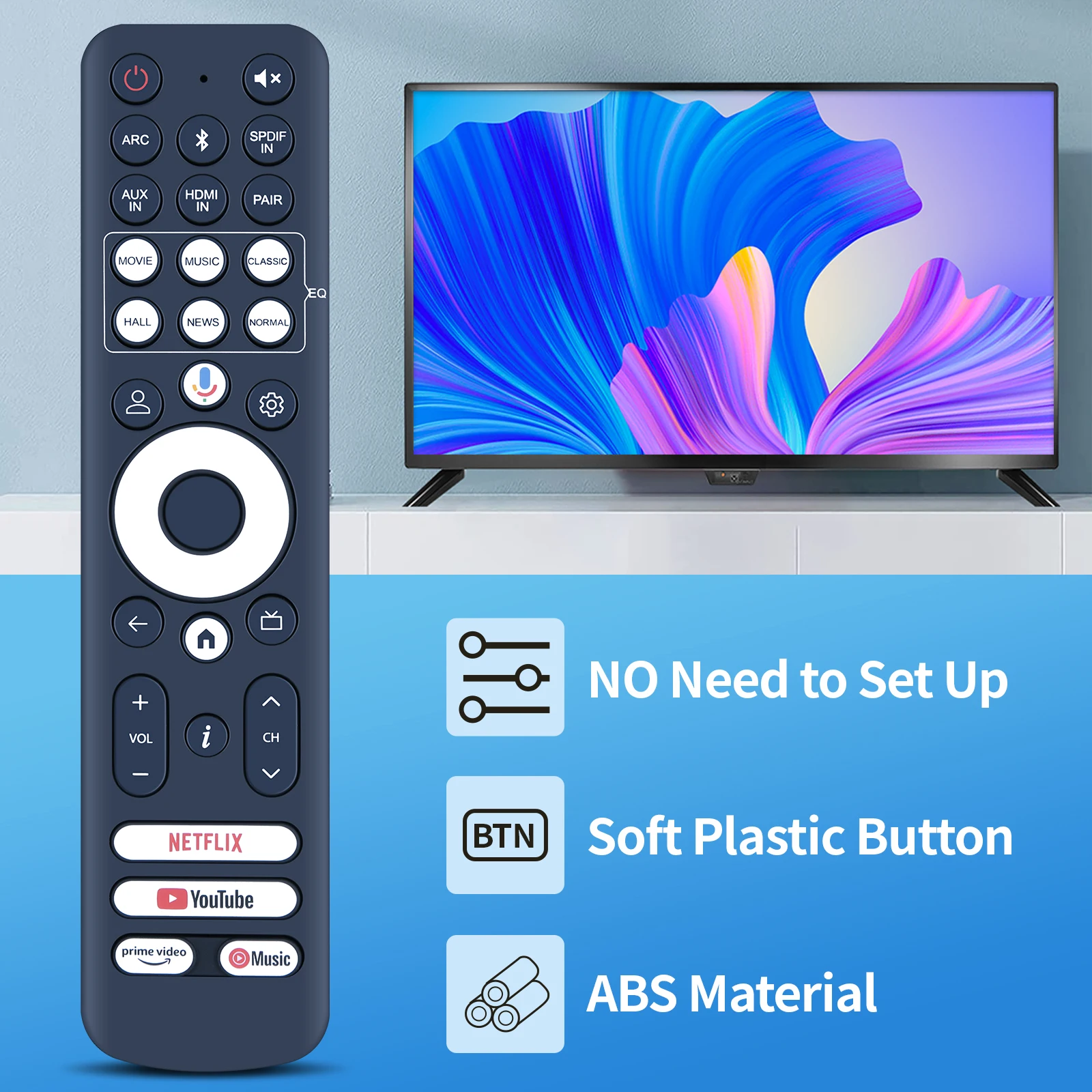 Neue Fernbedienung für Emerson TV BOX