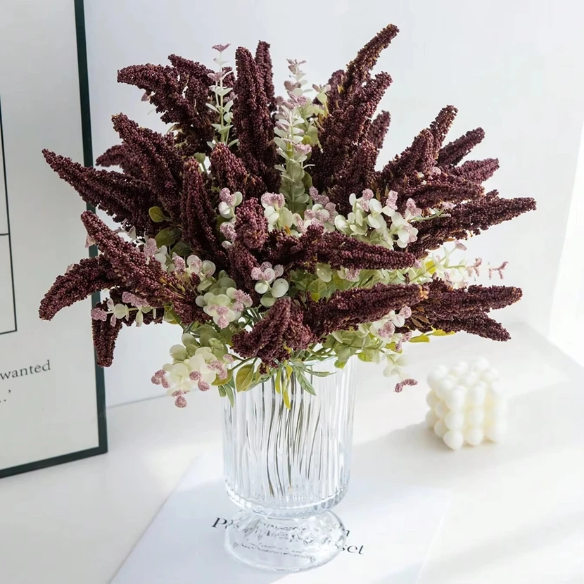 Künstliche Blumen aus Seide, Bündel, Hochzeitsgirlande, Heimdekoration, Außenhof, Kranz, Brautstrauß, DIY-Geschenk, Blumen-Accessoire