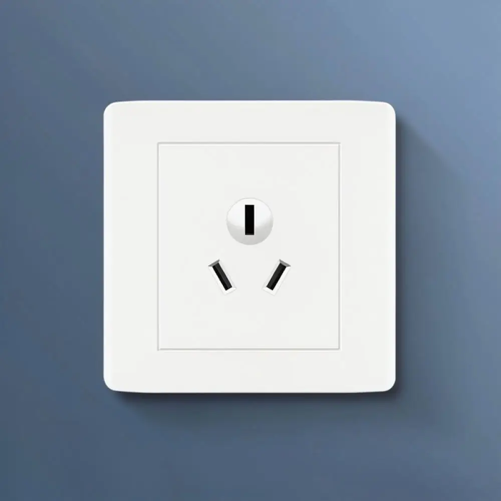 Flush Mount Wall Socket With Control Switch 86 Style Power Outlet For For Sernicne Residential Electrical Installation Parts