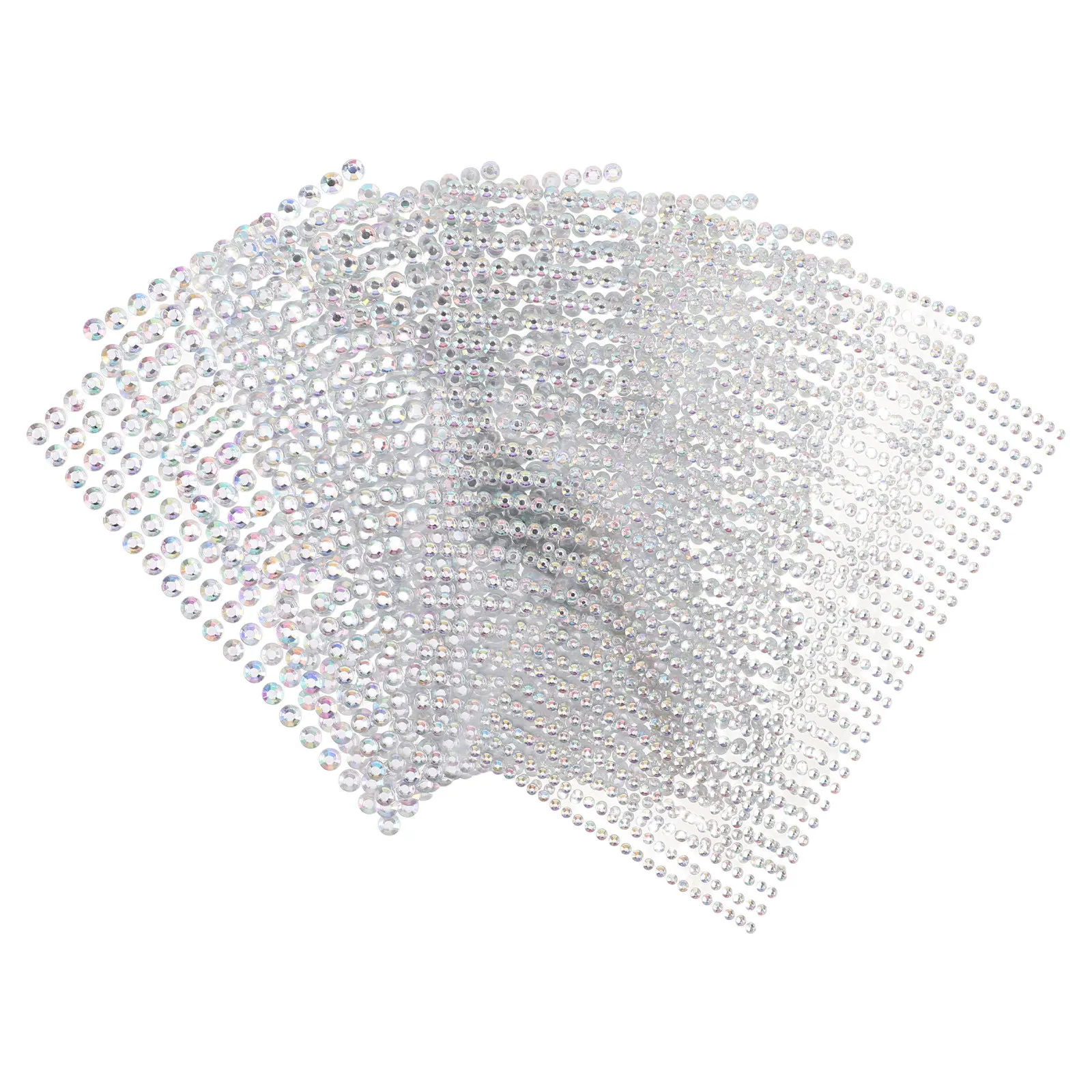 

8 Sheets Children Rhinestone Stickers Peel and Stick Jewel Stickers for DIY Art Crafts Scrapbooking Phone Case Decor Journal