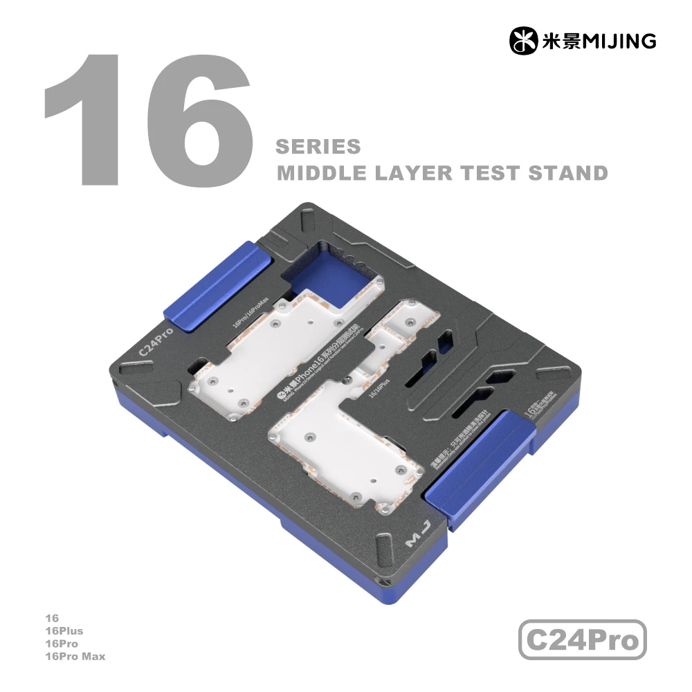 Mijing c24pro c24 suporte de teste de camada intermediária para ip 16/16 plus/16 pro/16 pro max placa-mãe lógica função ferramenta de teste