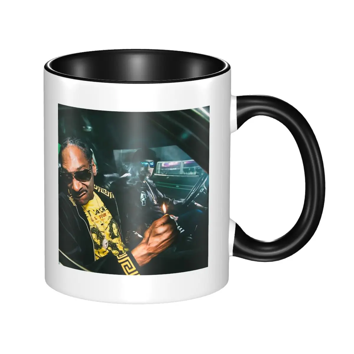Snoop Dogg Smoking Rap Mug Funny Ceramic Coffee Cups Tea Mugs Milk Cup Drinkware Gifts for Woman Man