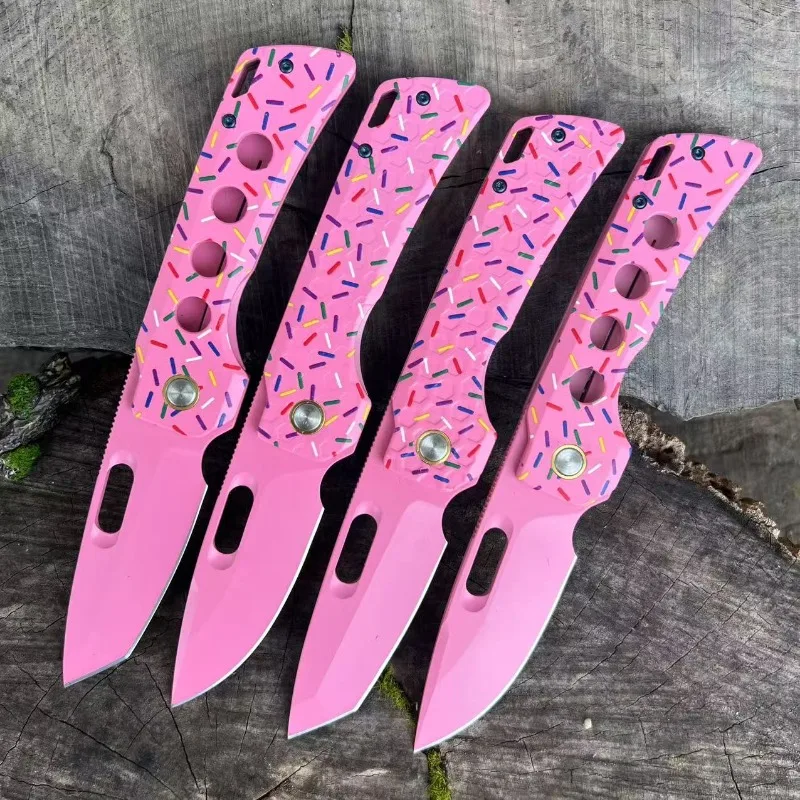 

High Hardness Portable Pocket Camping Outdoor Folding Knife Steel Handle Hunting Survival Tactical Utility Fruit Knives EDC Tool