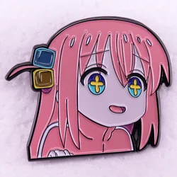 Japanese Manga Series Anime Girl Badge Bocchi The Rock Enamel Pin Brooch Otaku Goods Gift Jewelry