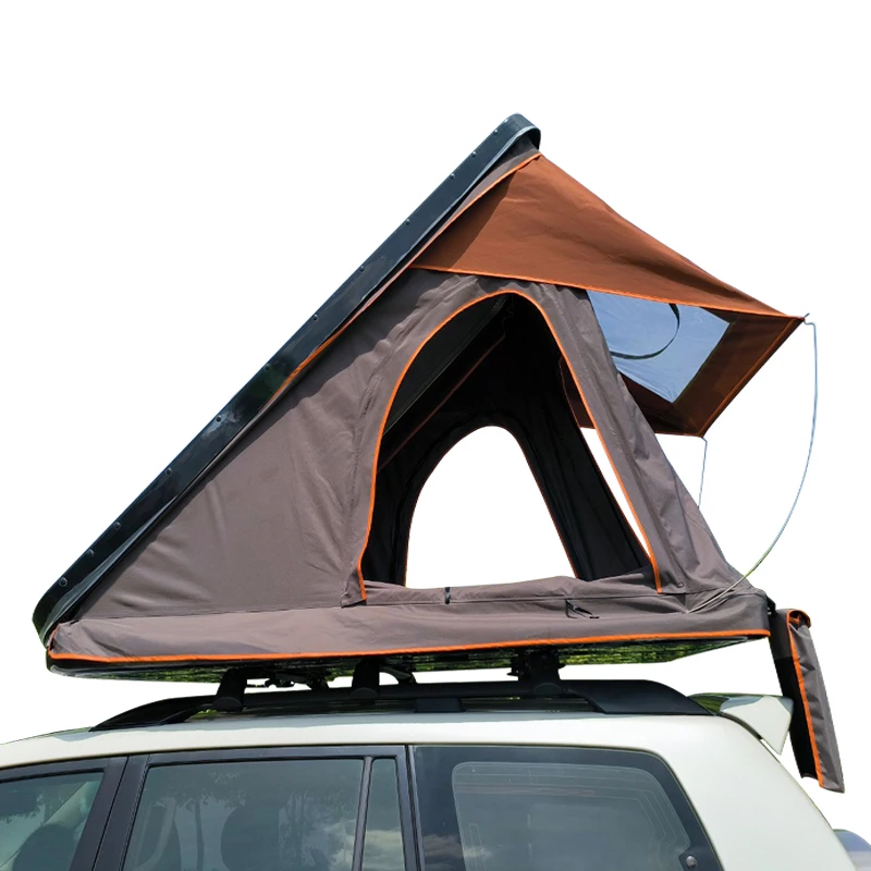 

Outdoor Camping Car Rooftop Tent Suppliers ABS Pop-up Triangle Rooftop Tent Lightweight Car Top Roof Tent