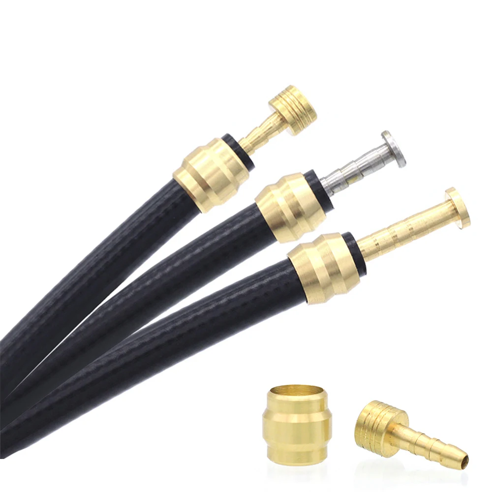 4 قطعة النحاس الجبلية دراجة ماسورة زيت الفرامل الزيتون رئيس النفط دبوس الصحن الهيدروليكي الفرامل النفط إبرة البطانات ل SRAM BH90 BH-59/63 دليل #2