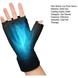 Hot and Cold Gel Thumb Wrist Ice Pack Wrap for Arthritis Relief Microwavable & Freezer Safe, Dual for Carpal Tunnel, Tendonitis